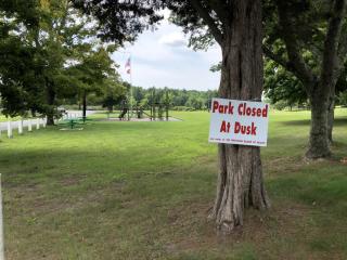 Park Closed at Dusk
