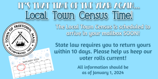 Local Town Census Time!