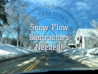 Snow Plow Contractors Needed for 2023/2024 Snow Season