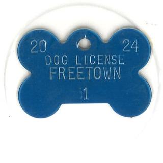 Freetown Dog License #1