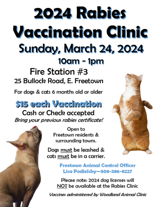 2024 Rabies Vaccincation Clinic