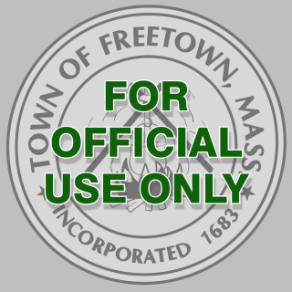 The Town Seal of the Town of Freetown is for Official Use Only