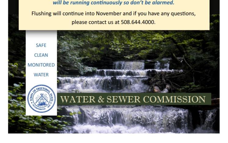 Freetown Water Flushing Program