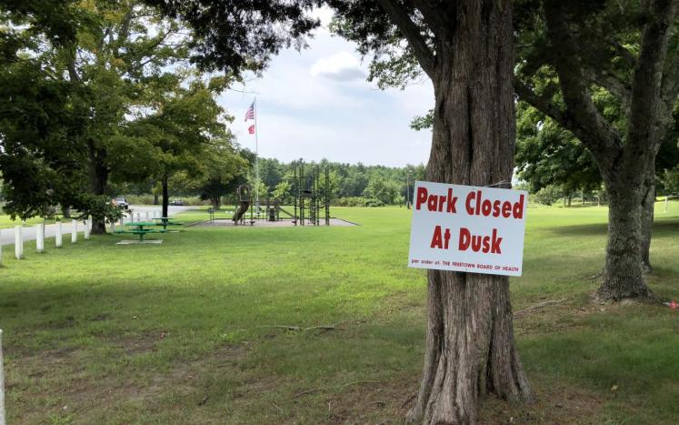 Park Closed at Dusk