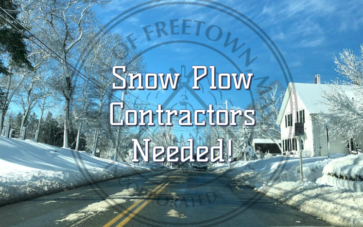 Snow Plow Contractors Needed for 2023/2024 Snow Season