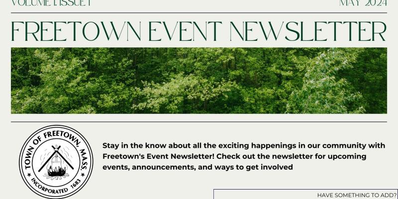 Freetown Event Newsletter