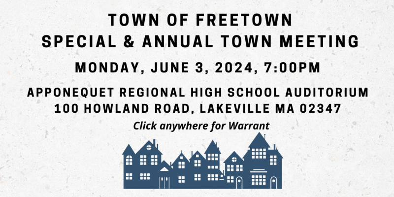 Special & Annual Town Meeting 2024