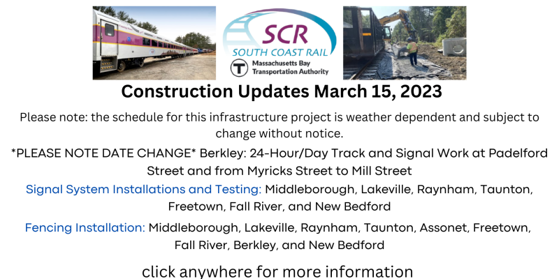South Coast Rail Update 