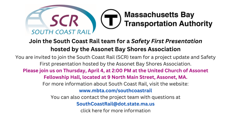 South Coast Rail - Safety First Presentation