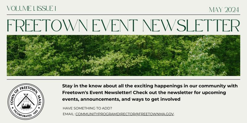 Freetown Event Newsletter 