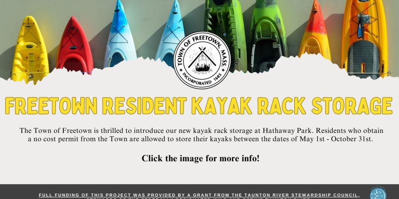 Resident Kayak Rack Storage Bulletin 