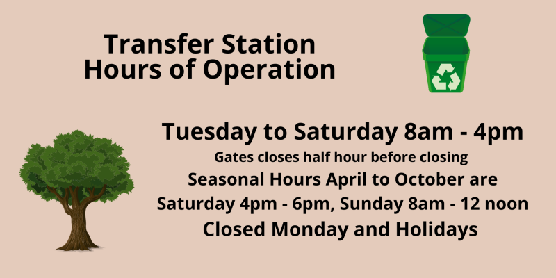 Transfer Station Hours 
