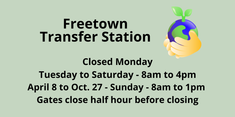 Transfer Station Hours 